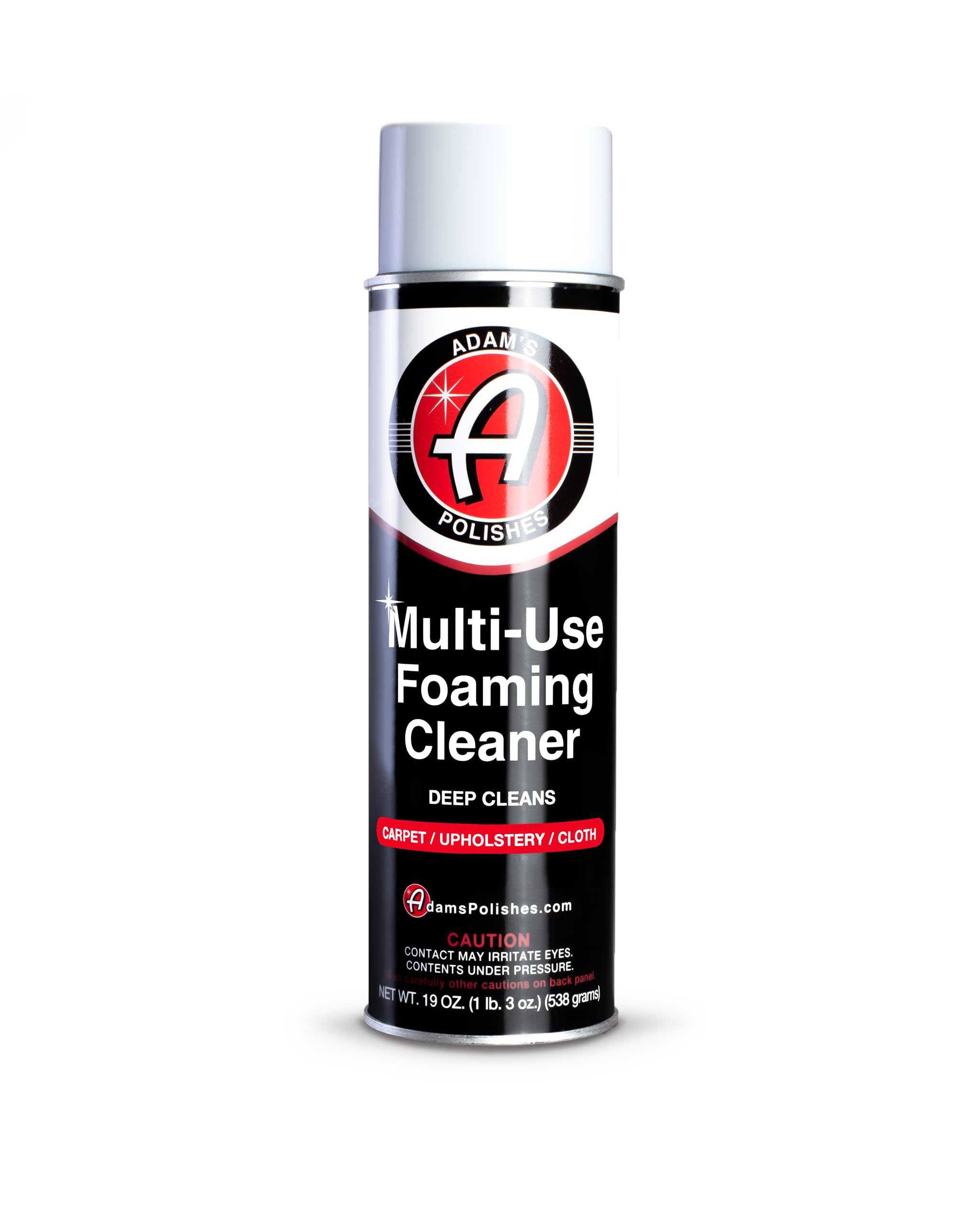 Adam's Polishes Multi-Use Foaming Cleaner - Foaming Formula for Simple and Fast Cleaning - Safe on Carpet, Cloth, and Velour (18 oz)