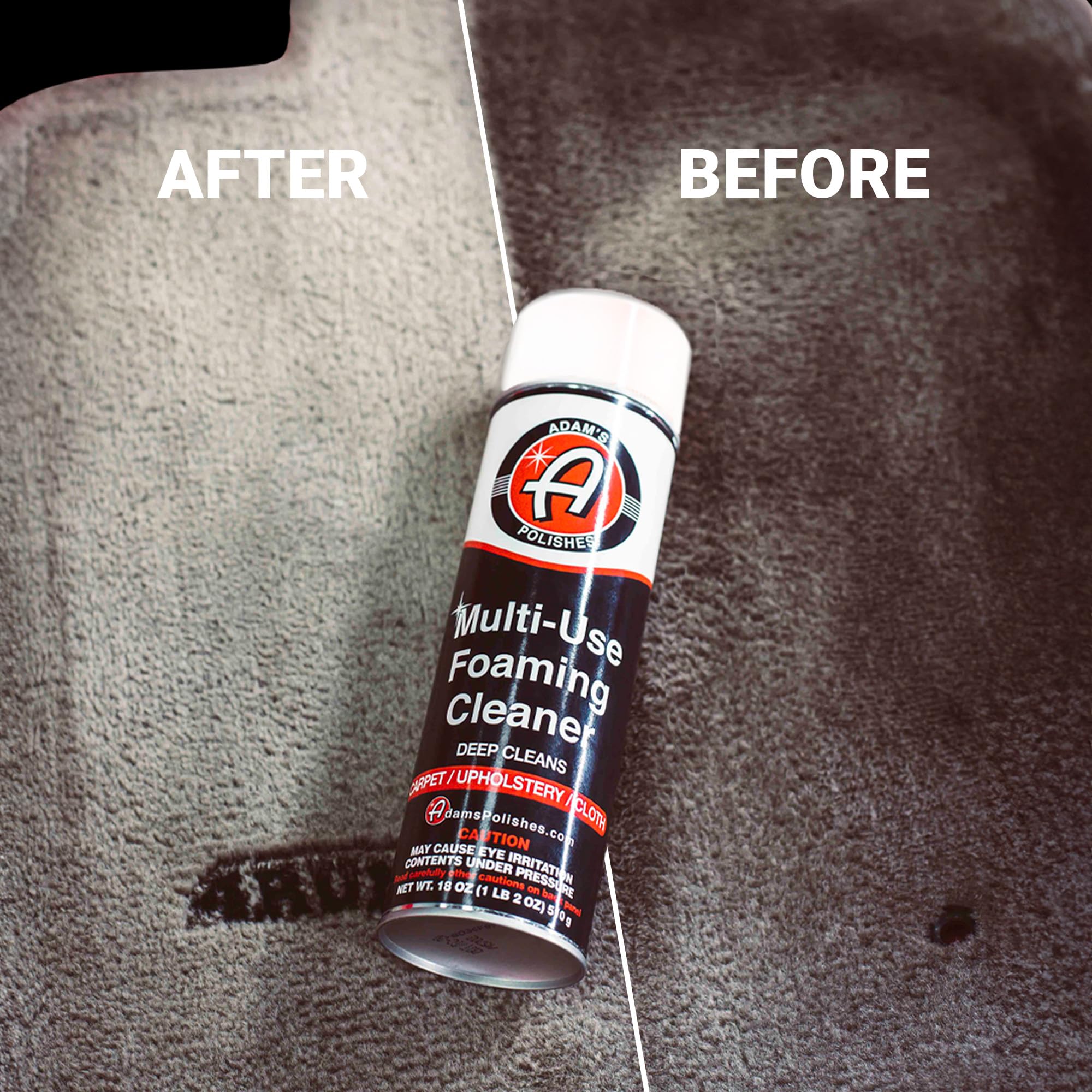 Adam's Polishes Multi-Use Foaming Cleaner - Foaming Formula for Simple and Fast Cleaning - Safe on Carpet, Cloth, and Velour (18 oz) - Image 3