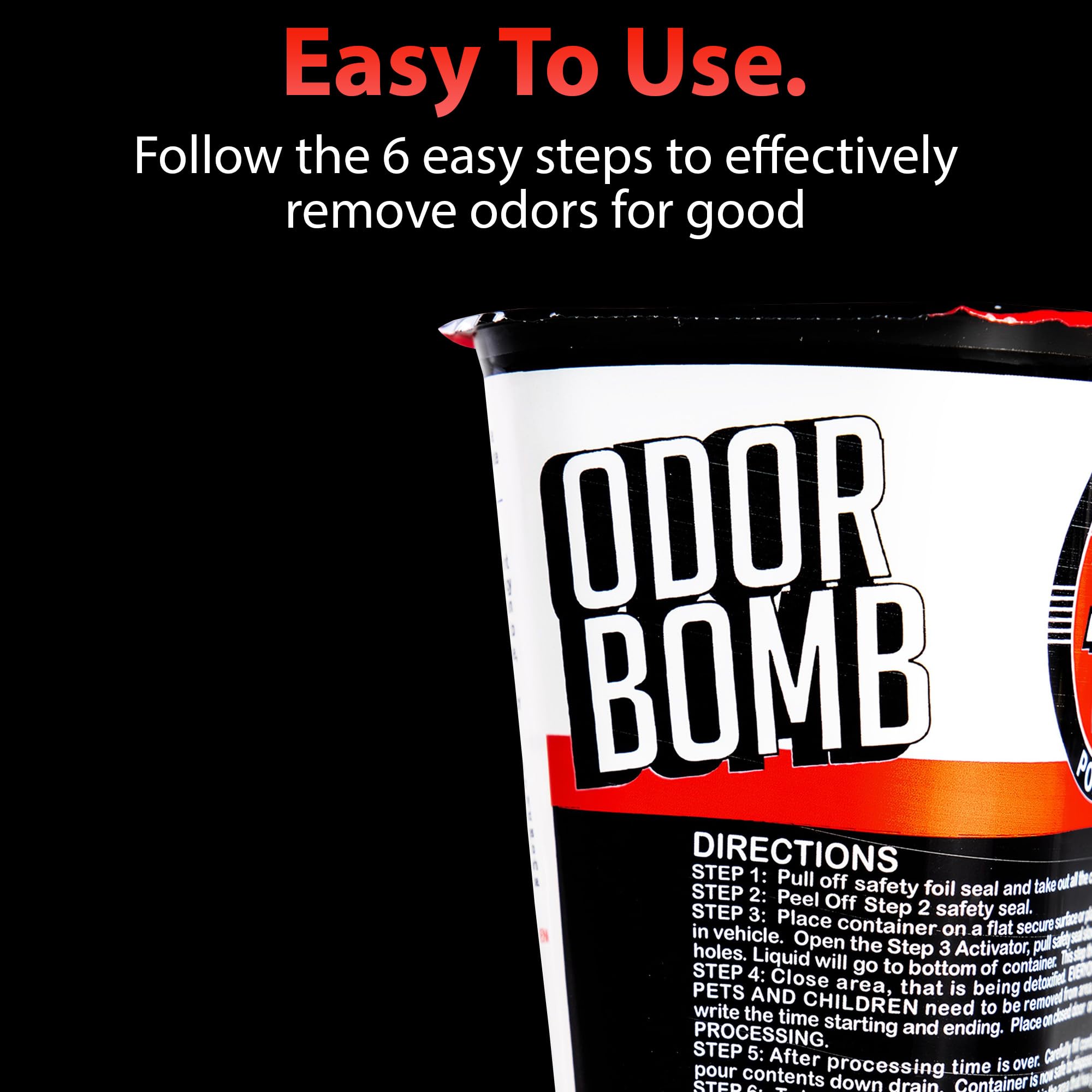 Adam's Polishes Odor Bomb, Odor Neutralizer for Car and Home, Fights Bad Odors, Eco Friendly, Pet Safe, Long Lasting, Works on All Odors - Image 4