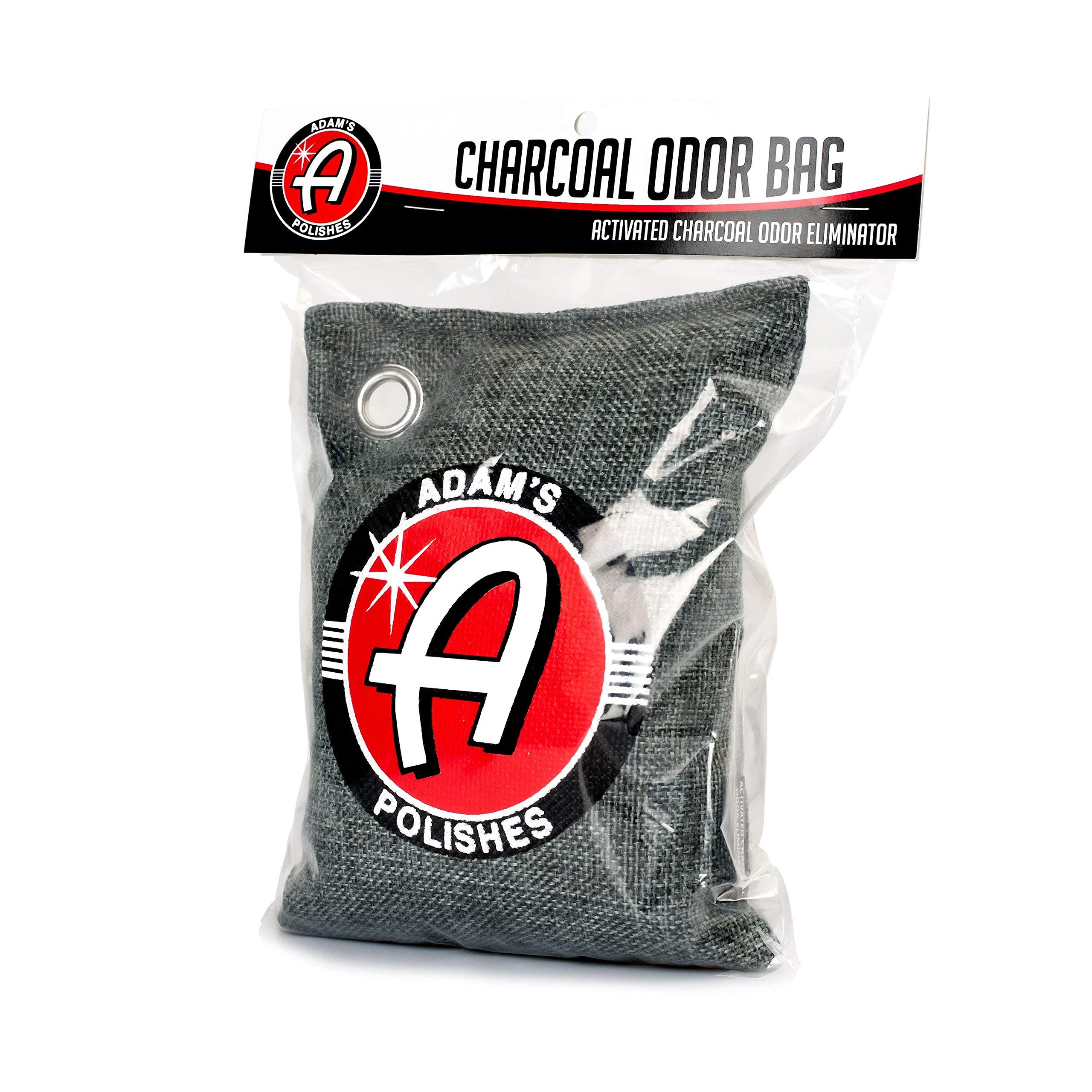 Adam's Polishes Odor Eliminator Bag 500g - Natural Premium Charcoal Air Purifying Charcoal Bag - Absorbs & Eliminates Odors for Cars, Closets & Bathrooms - Contains no Fragrance or Chemicals