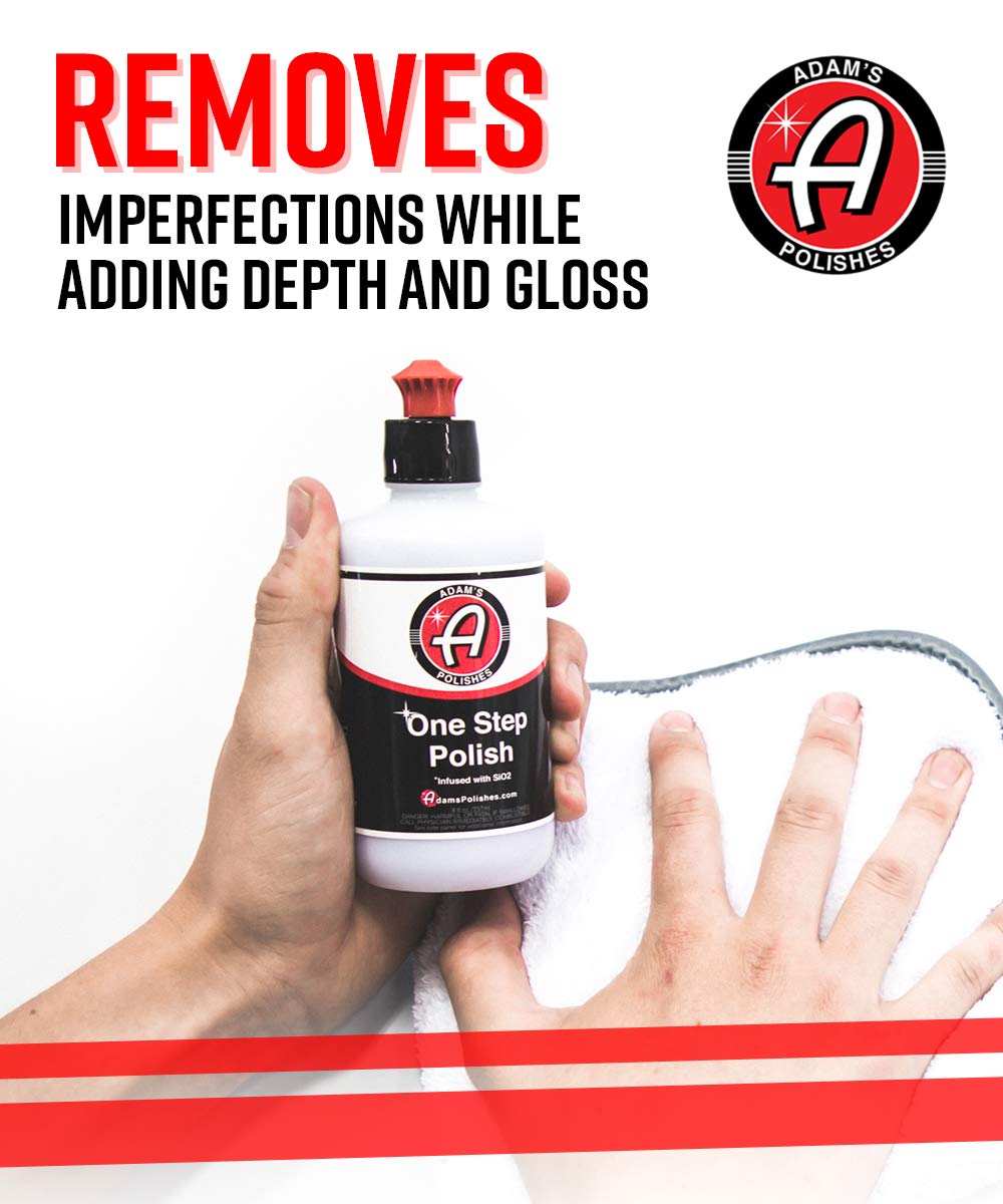 Adam's Polishes One Step Polish 12oz - Safe for Clear Coat, Single Stage, or Lacquer Paint - Increased Cut & Finishing, Body Shop Safe - Easy Application and Removal, Excellent Shine - Image 3