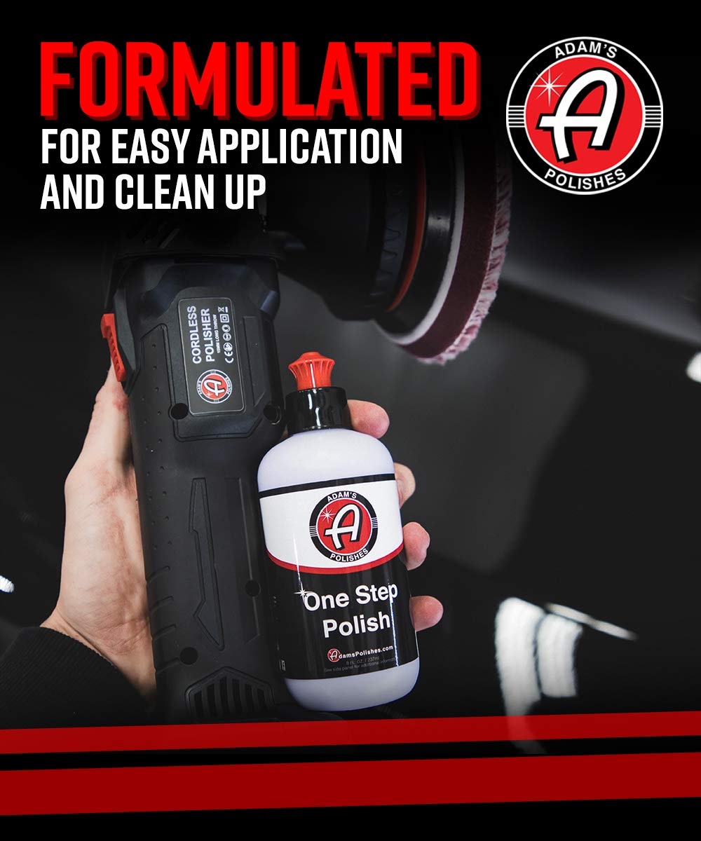 Adam's Polishes One Step Polish 12oz - Safe for Clear Coat, Single Stage, or Lacquer Paint - Increased Cut & Finishing, Body Shop Safe - Easy Application and Removal, Excellent Shine - Image 4