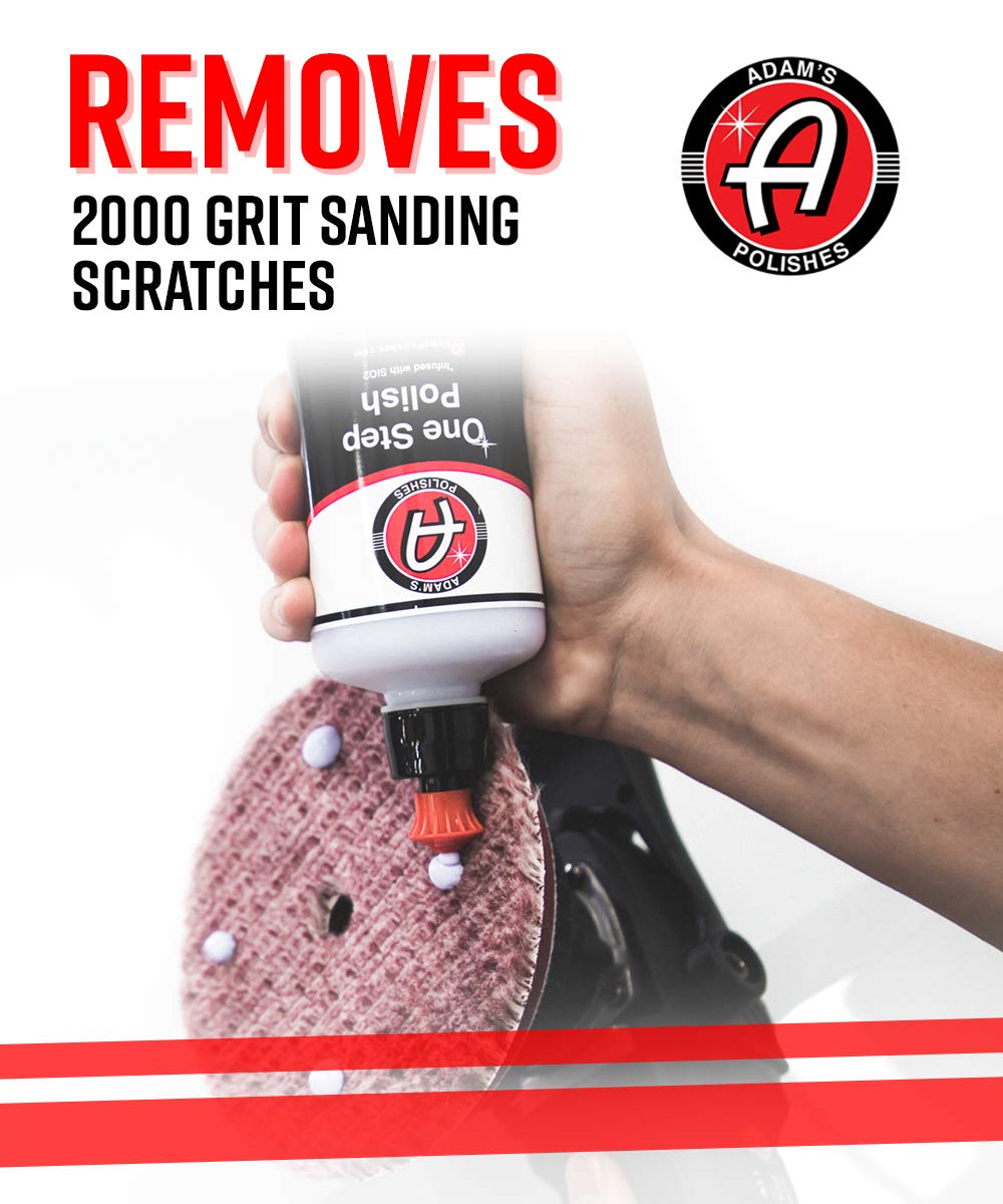 Adam's Polishes One Step Polish 12oz - Safe for Clear Coat, Single Stage, or Lacquer Paint - Increased Cut & Finishing, Body Shop Safe - Easy Application and Removal, Excellent Shine - Image 5