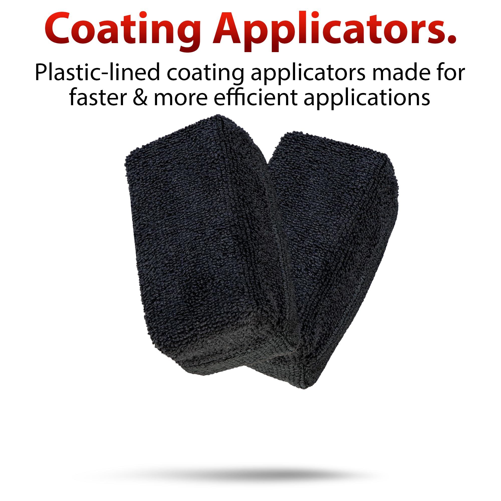 Adam's Polishes Premium Ceramic Coating Resistant Applicators (2-Pack) All Purpose Car Detailing Applicator Sponge | Use with Ceramic Coating for Cars, Wax | Efficient Application, No Wasted Product - Image 2