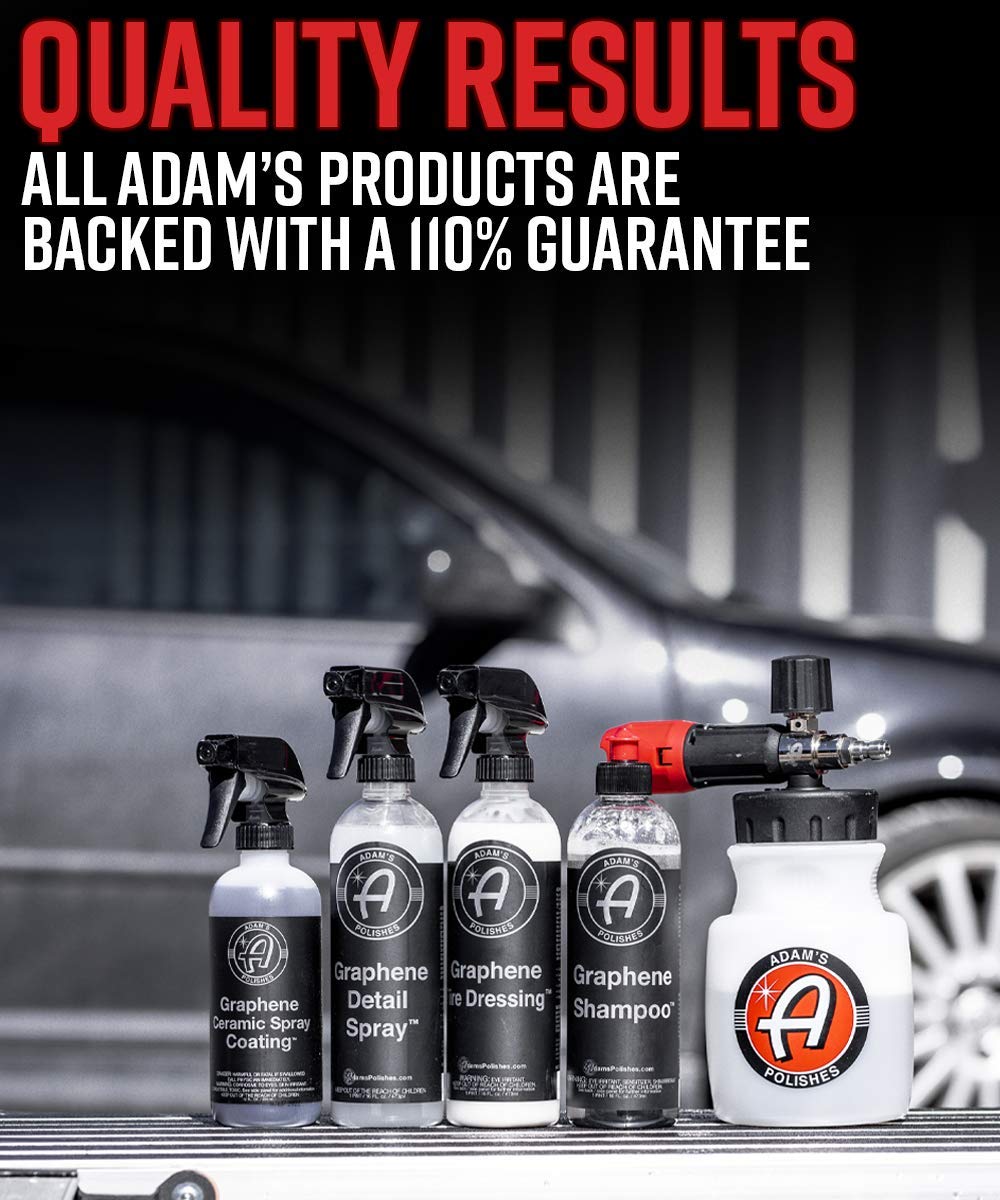 Adam's Polishes Premium Foam Cannon & Graphene Shampoo Bundle - Custom Snow Foam Cannon Soap Sprayer for Car Wash | Sprayer Cannister for Pressure Washer - Image 8