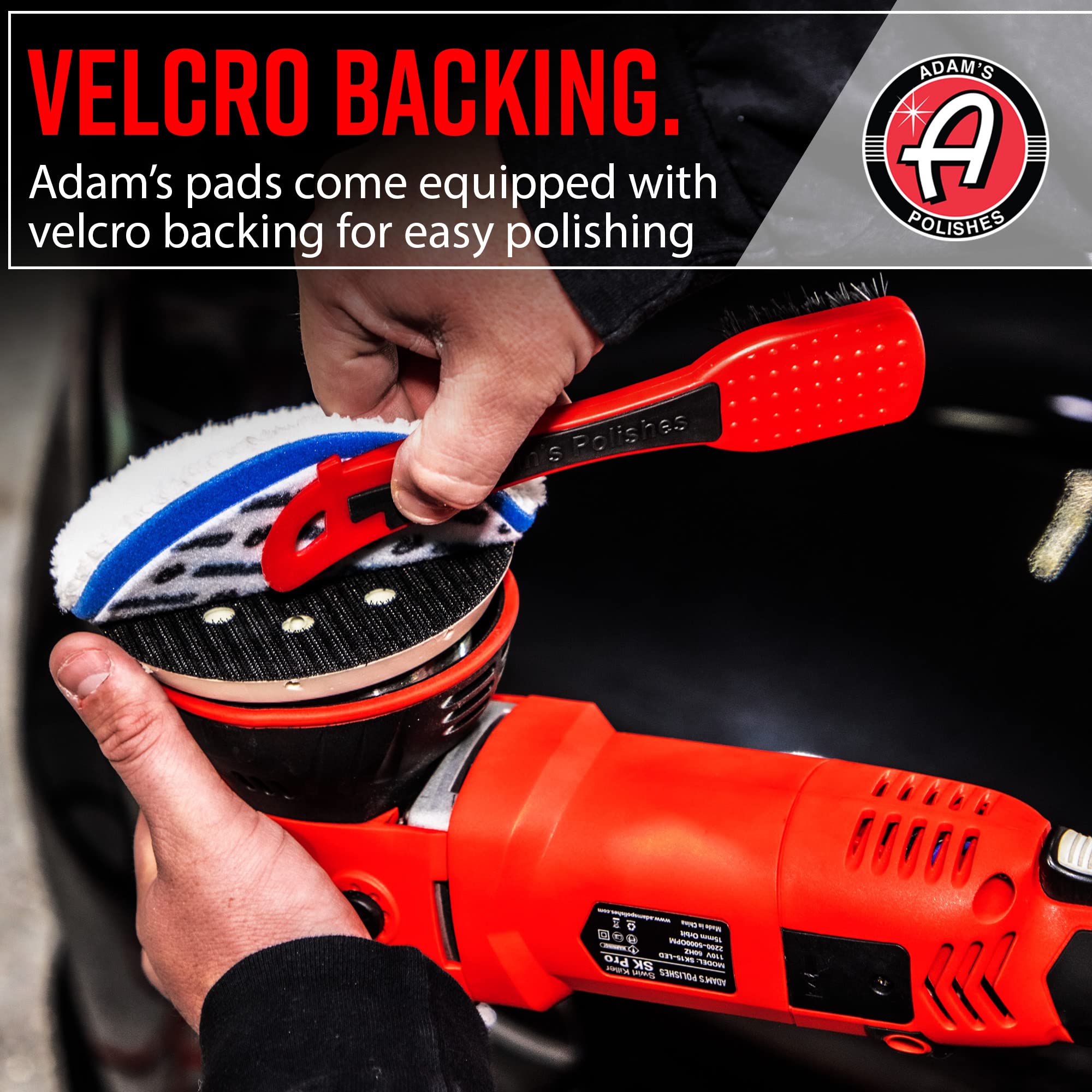 Adam's Polishes Premium Polisher Pads Bundle, Expertly Designed to Make Polishing and Paint Correction Easier & Quicker, Color Coded to Match with Recommended Polishes or Compounds (3.5 Pads Bundle) - Image 7