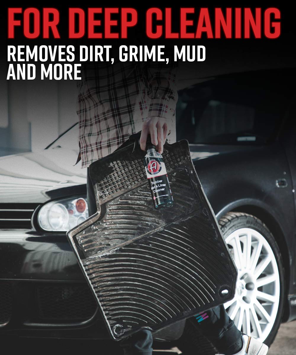 Adam's Polishes Rubber Mat & Liner Cleaner Bundle - Protectant & Rubber Floor Mat Cleaning Solution for Car Detailing | Deep Cleans & Restores Mats, Truck Bed Cargo Liners, Trunk Mat Accessories - Image 3