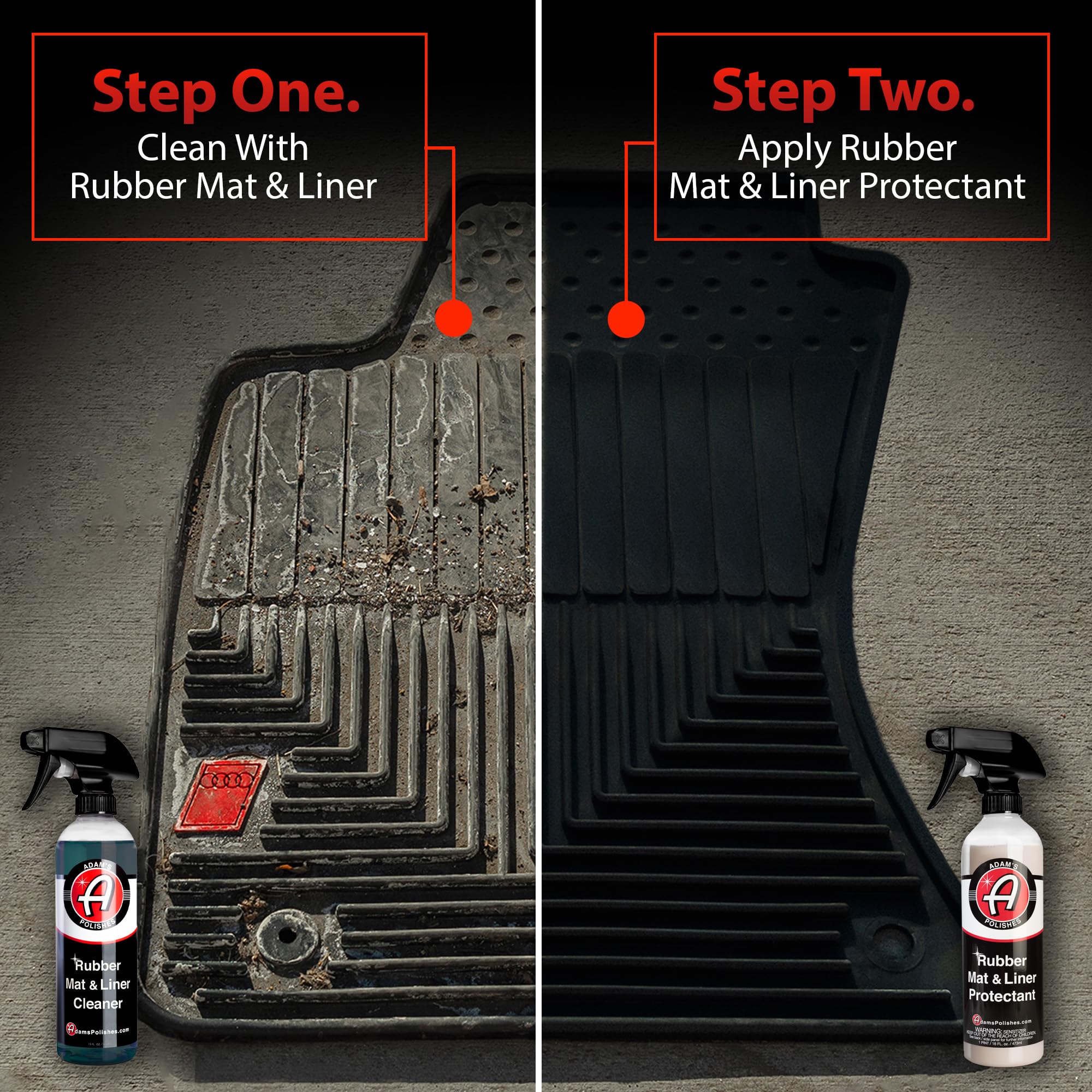 Adam's Polishes Rubber Mat & Liner Protectant (Cleaner & Protectant Combo) - Image 5