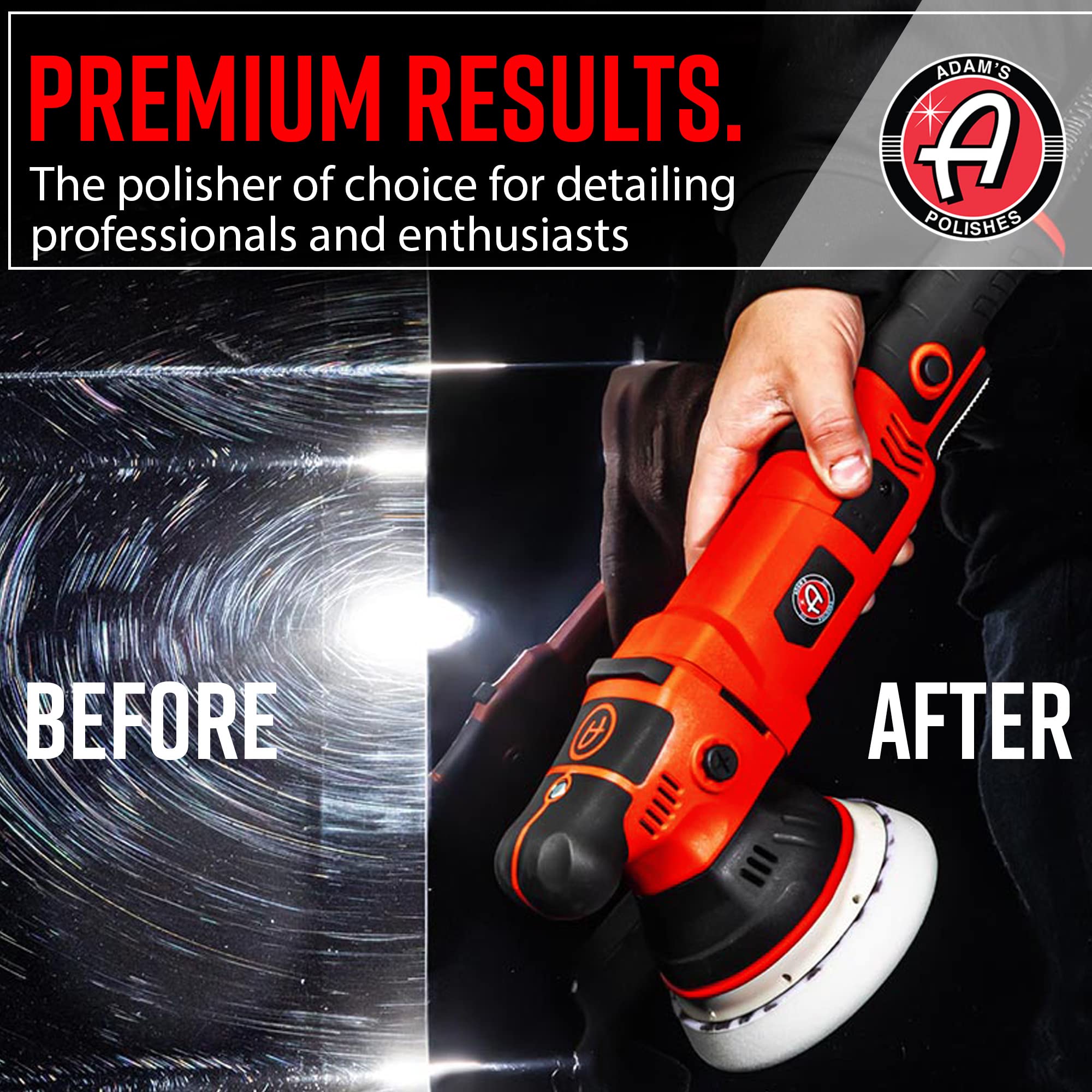 Adam's Polishes SK Pro 15mm Car Polisher - Professional Buffer Polisher For Car Detailing | Use W/Car Polish, Polishing Compound, or Car Scratch Remover | Car Wash Clay Bar Ceramic Coating - Image 4
