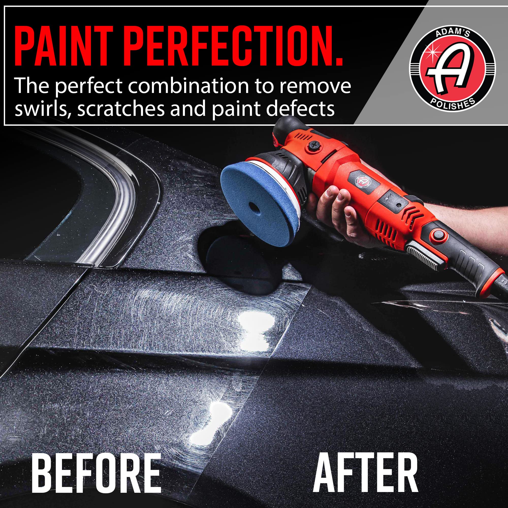 Adam's Polishes SK Pro 15mm Car Polisher - Professional Buffer Polisher For Car Detailing | Use W/Car Polish, Polishing Compound, or Car Scratch Remover | Car Wash Clay Bar Ceramic Coating - Image 7