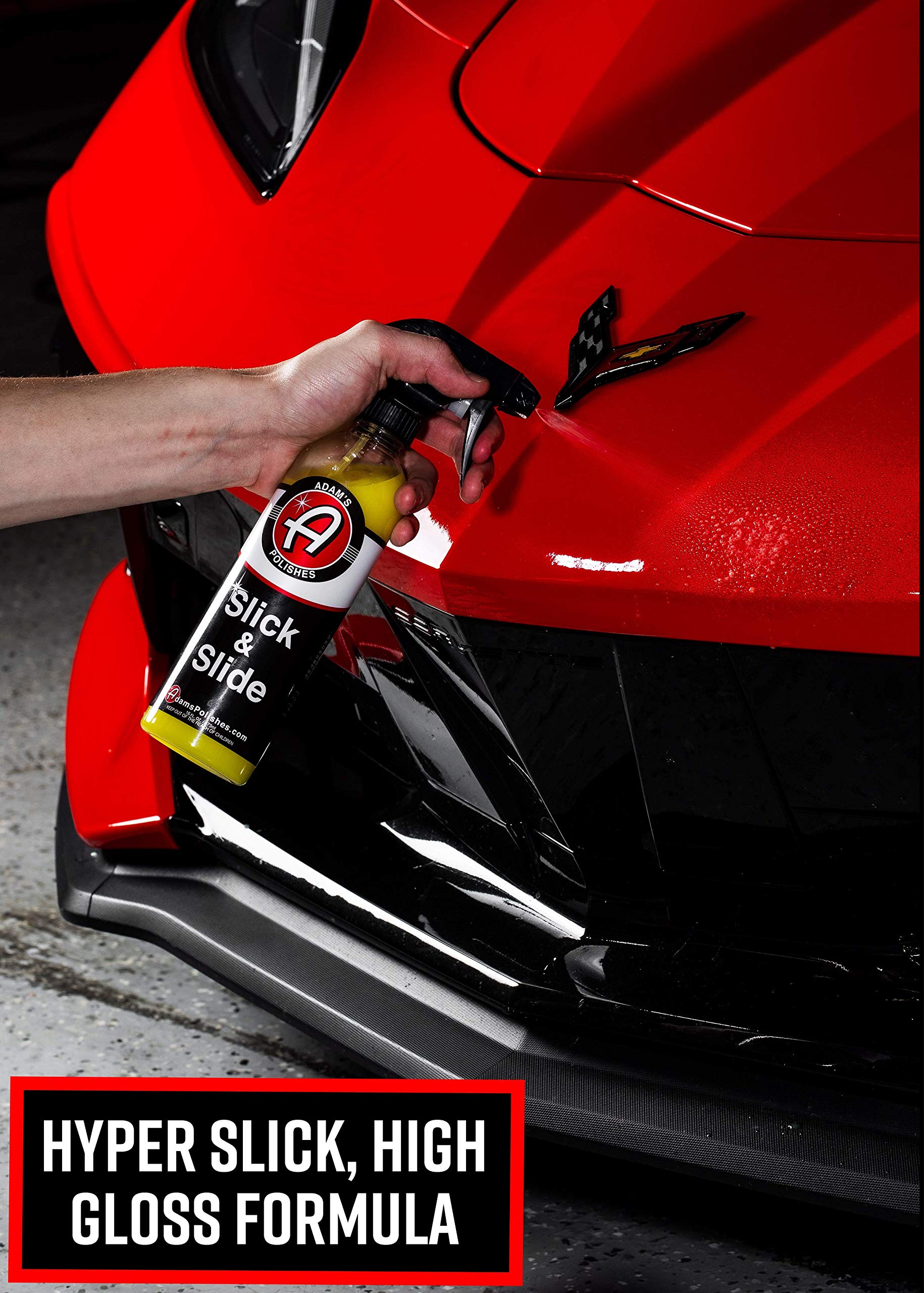 Adam's Polishes Slick & Slide Detail Spray - Hyper Slick Polymer Resin Technology Car Wash Spray Sealant - Car Wax Top Coat Quick Detailer Provides Superior Gloss, Shine, & Slickness (Gallon) - Image 4