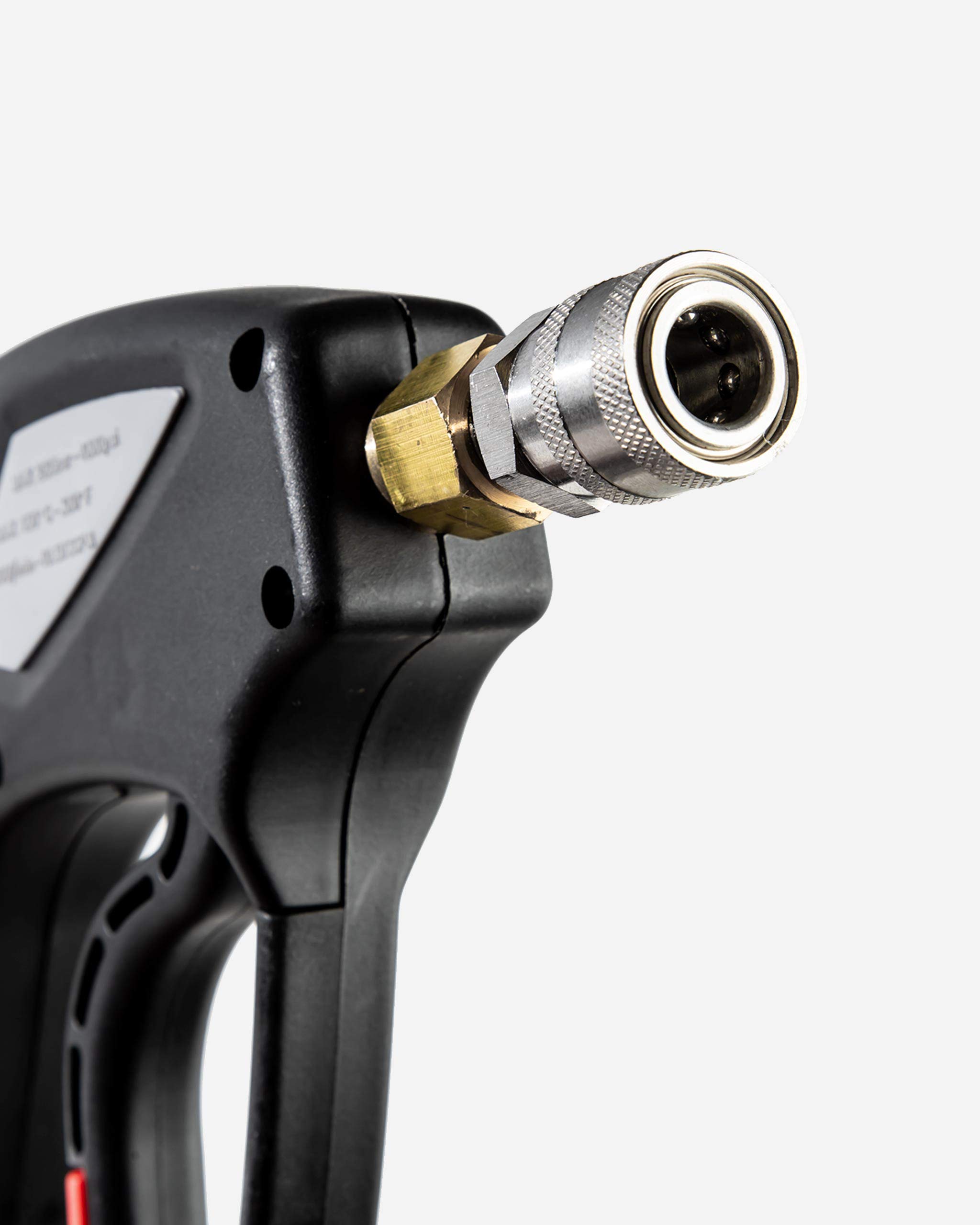 Adam's Polishes Standard Pressure Washer Snub Nose Trigger Nozzle - Stainless Steel & Brass Construction Premium Quality - Quick Disconnect Fittings Professional Detailing Supplies & Accessories - Image 4