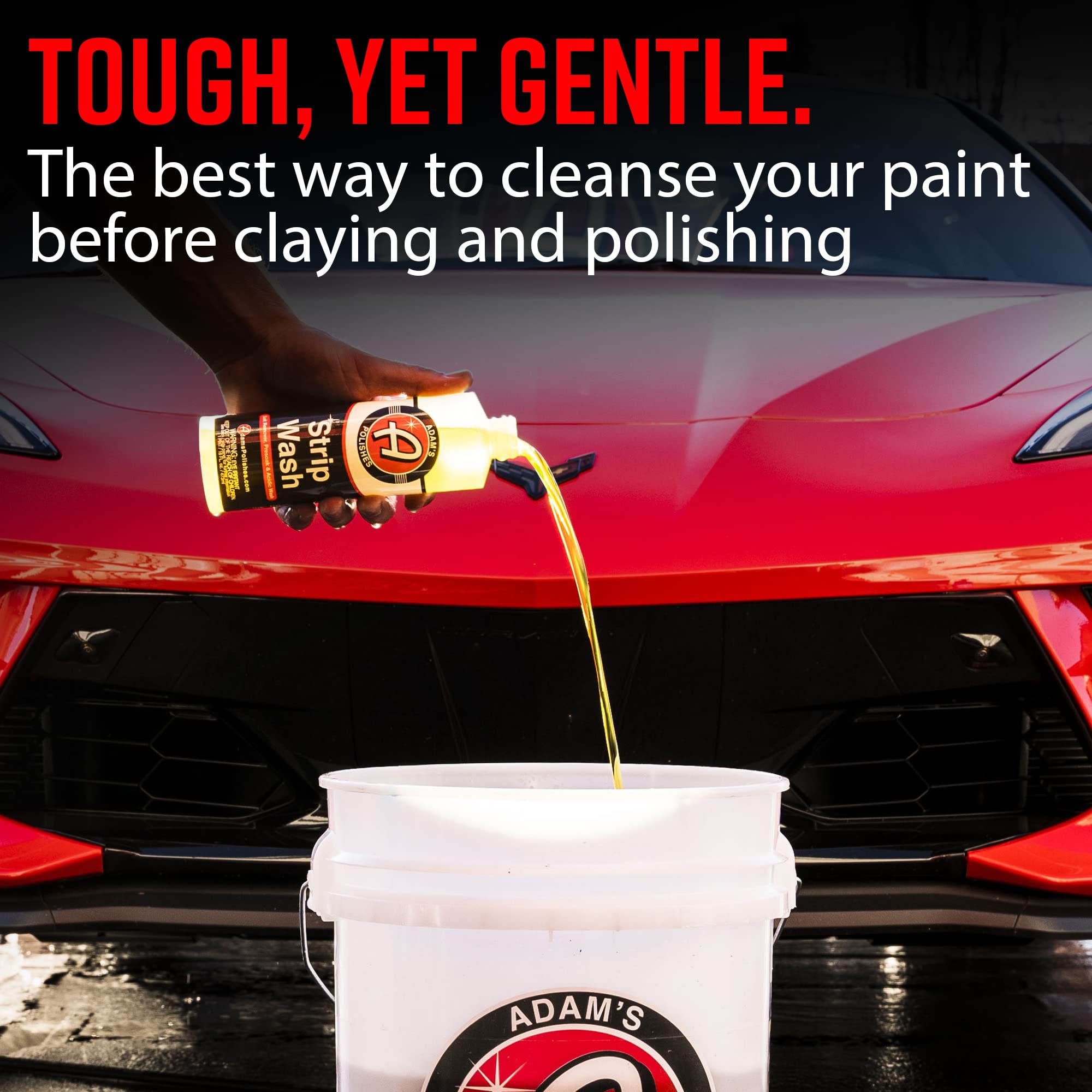 Adam's Polishes Strip Car Wash Soap (Gallon) - Sealant & Car Wax Remover Shampoo Salt Remover, Presoak, & Acidic Wash | Thick Suds For Use In Car Cleaning Kit, Foam Cannon, Foam Gun - Image 3