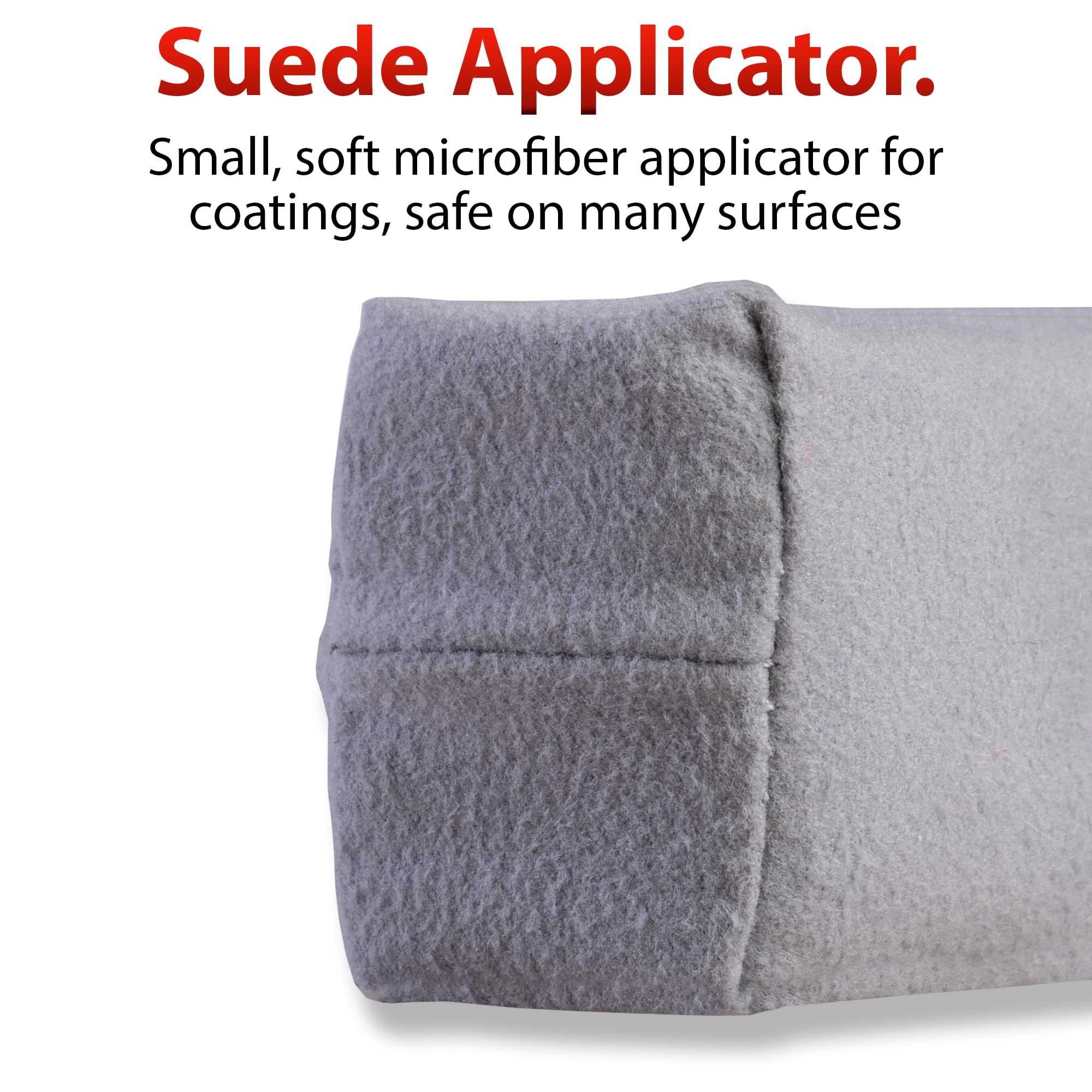 Adam's Polishes Suede Applicator (2 Pack) - Car Detailing Sponge, Use with Ceramic Spray, Graphene Coatings on Car Paint, Metal, Plastic Trim, Rubber & Glass - Image 2