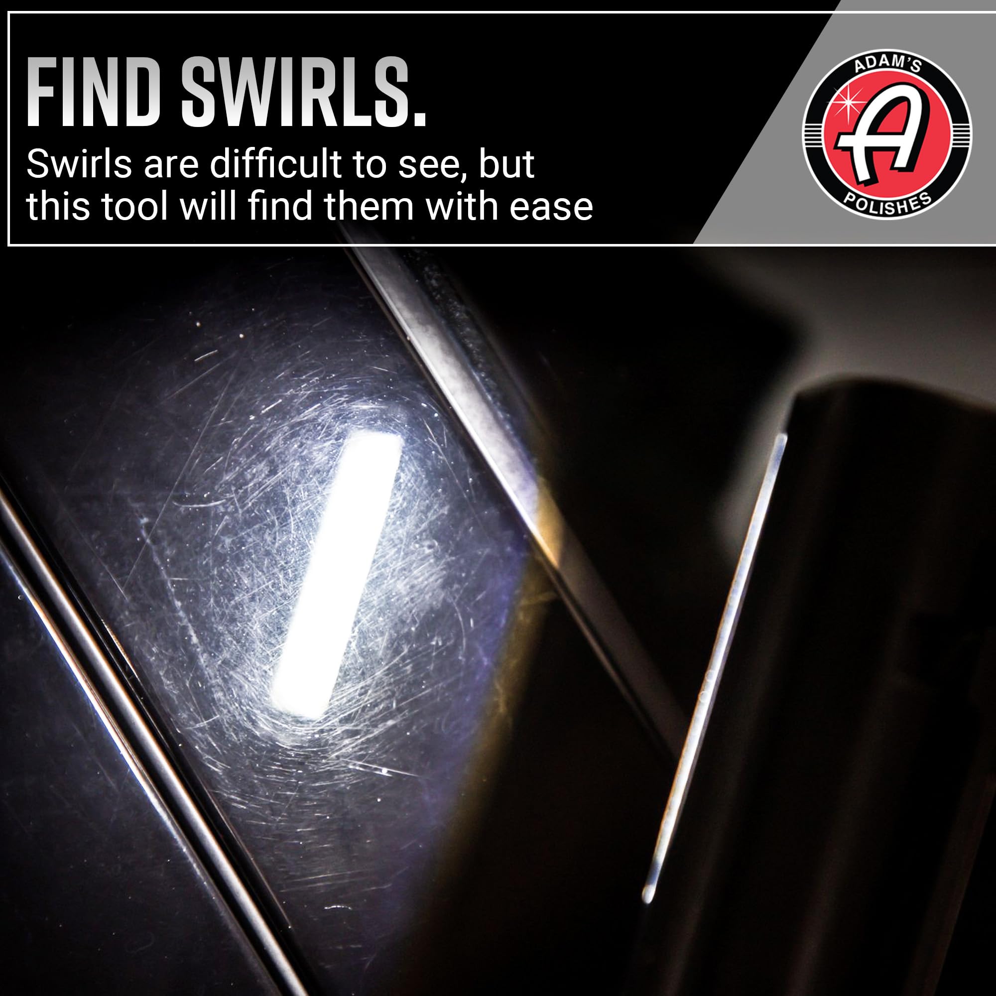 Adam's Polishes Swirl Finder Flashlight - Ultra Bright 170 Lumen Mini Light - Easily Spot Imperfections and Swirls in Your Paint When Polishing and Correcting Your Vehicles Finish - Image 5
