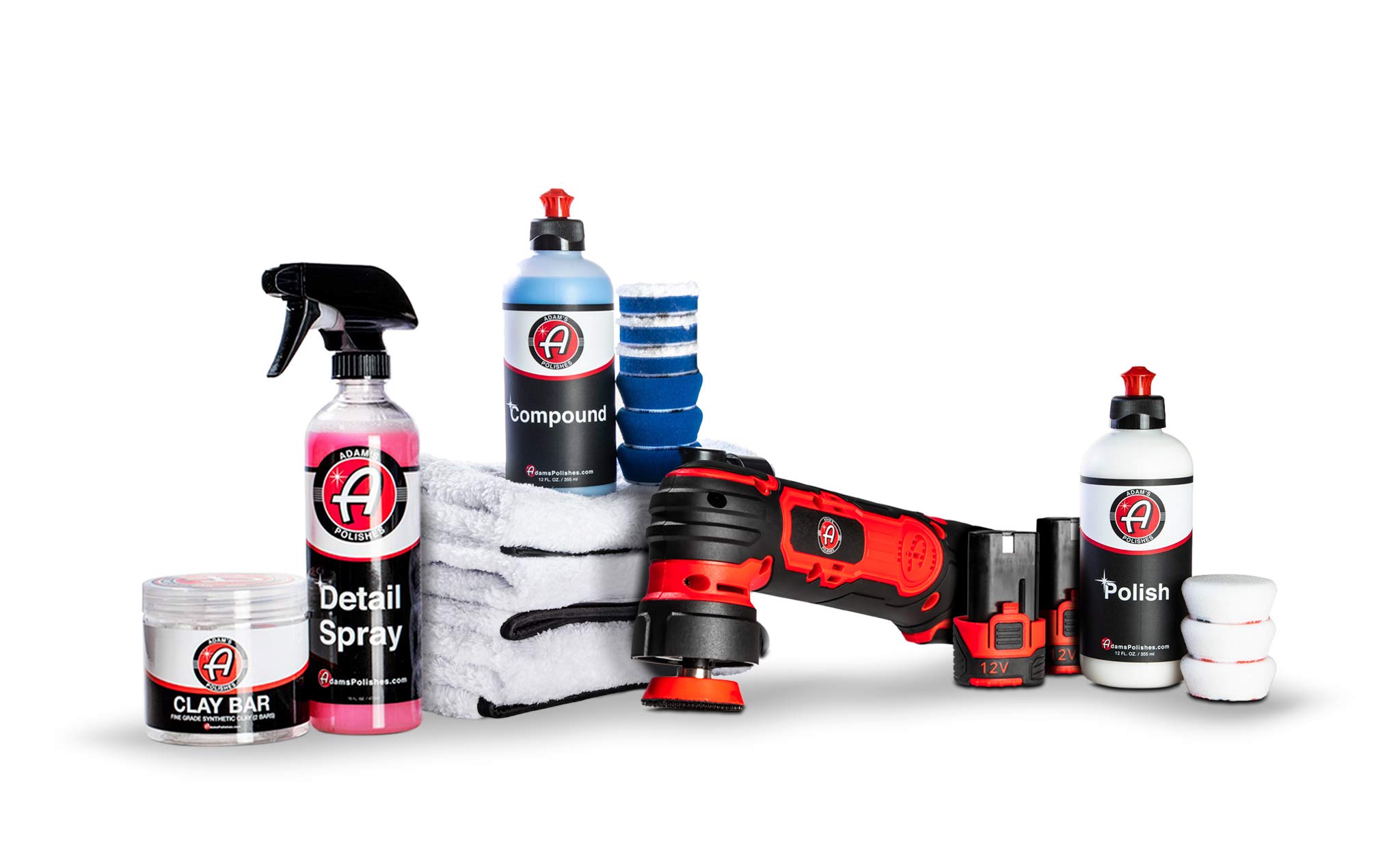 Adam's Polishes Swirl Killer Micro - Correct & Polish Tough to Reach Areas, Badge Emblems, Interior Consoles and More - Powerful Nano Polisher for Professional Detailing Results (Complete Kit)
