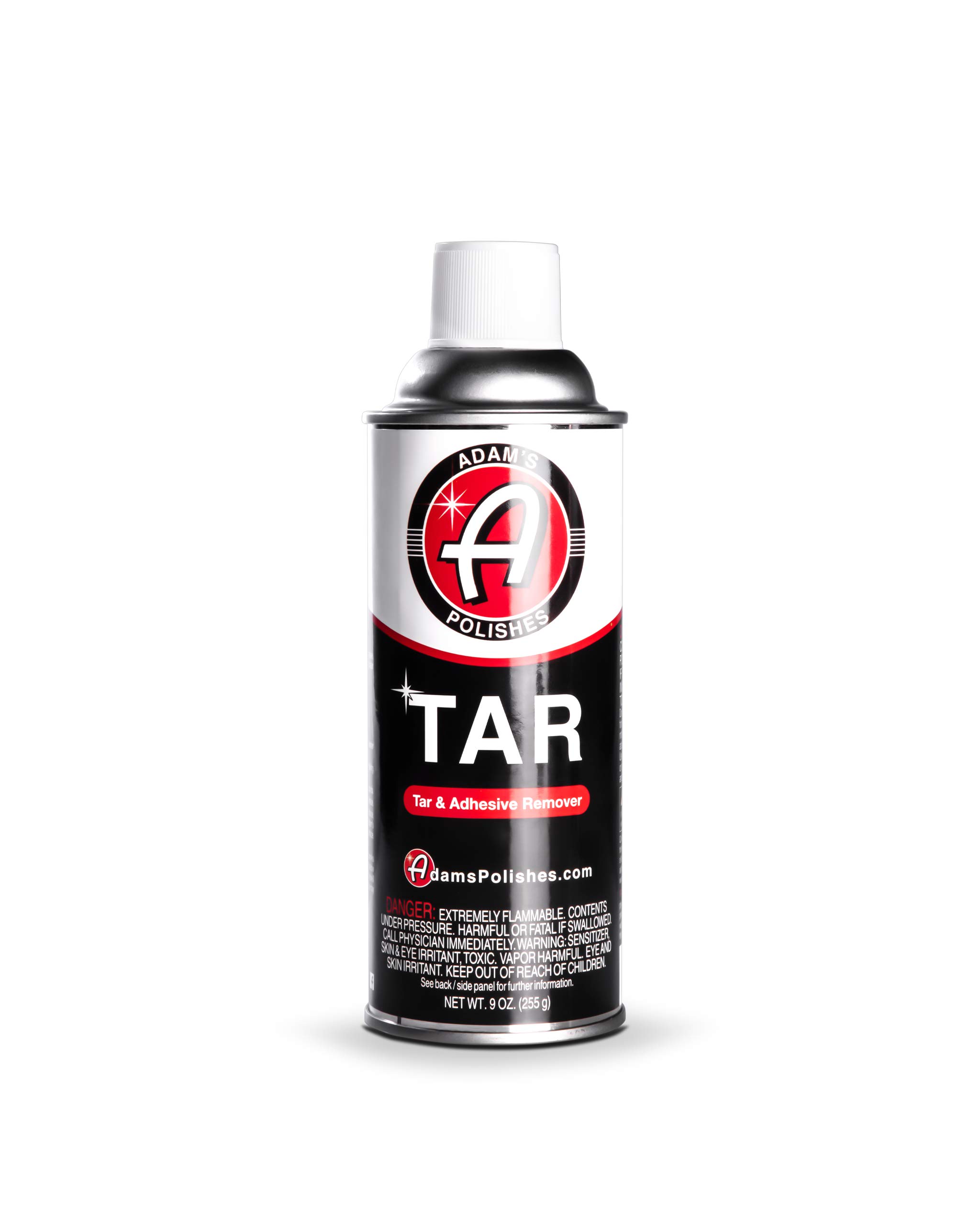Adam's Polishes Tar 9oz - Heavy Duty, Concentrated Road Tar & Adhesive Remover | Remove Rubber Streaks, Badges, & Grime from Your Paint, Wheels, Rims, and Other Exterior Surfaces