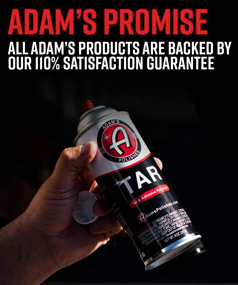 Adam's Polishes Tar 9oz - Heavy Duty, Concentrated Road Tar & Adhesive Remover | Remove Rubber Streaks, Badges, & Grime from Your Paint, Wheels, Rims, and Other Exterior Surfaces - Image 6