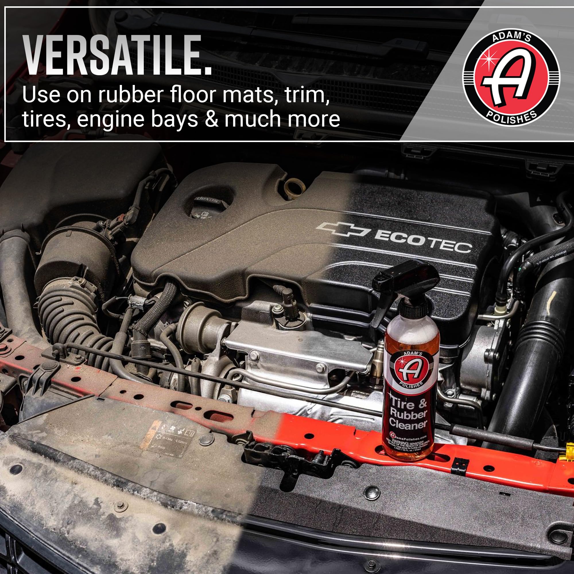 Adam's Polishes Tire & Rubber Cleaner (16 oz) - Removes Discoloration From Tires Quickly - Works Great on Tires, Rubber & Plastic Trim and Rubber Floor Mats - Image 7