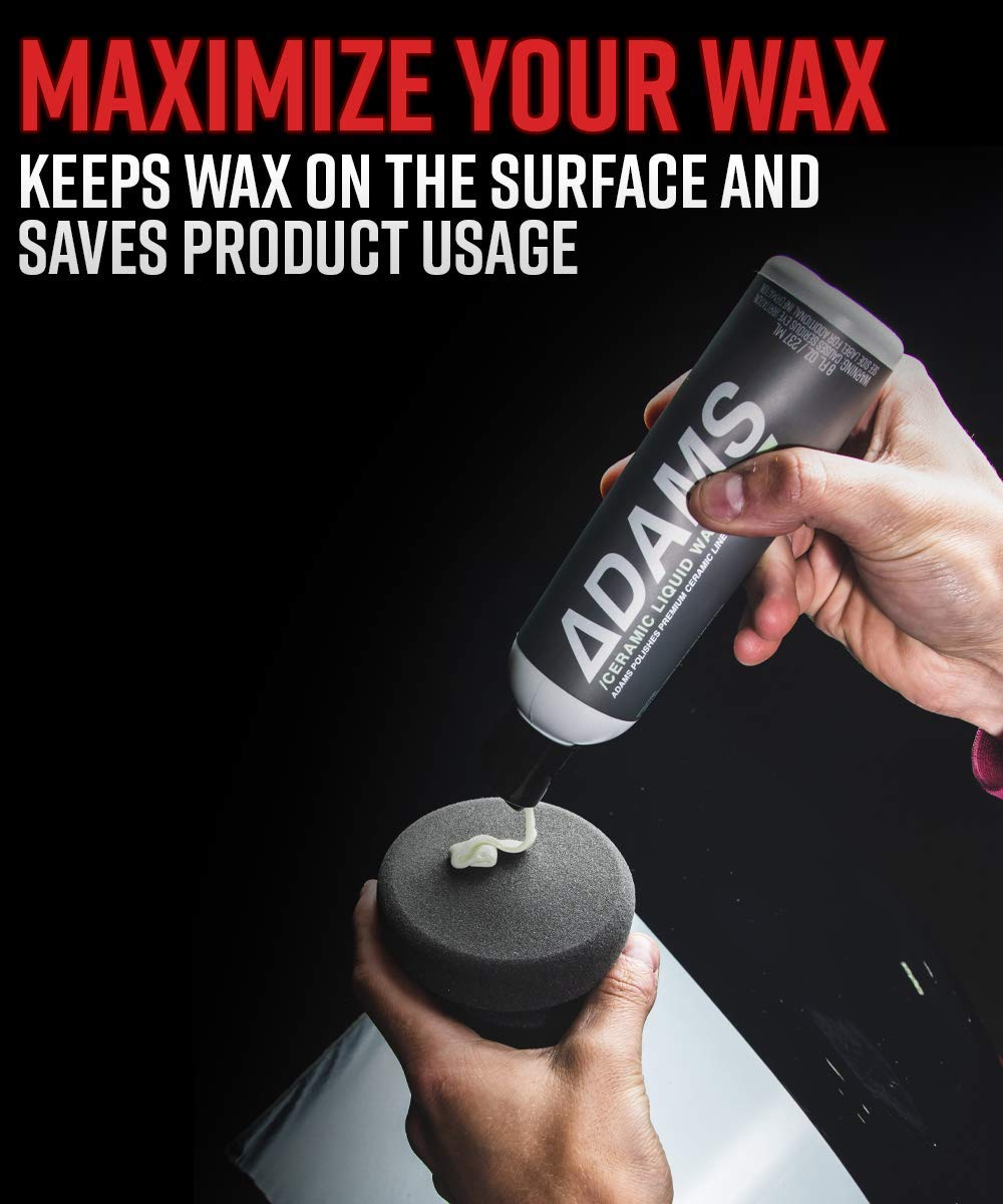 Adam's Polishes UFO Dual Sided Car Wax Applicator Car Detailing Waxing & Polishing Foam Pad | Use with Paste Wax, Ceramic Coating, Polish, Compound & More | Auto, Motorcycle, Boat, RV - Image 3