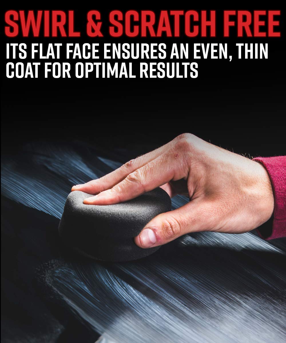 Adam's Polishes UFO Dual Sided Car Wax Applicator Car Detailing Waxing & Polishing Foam Pad | Use with Paste Wax, Ceramic Coating, Polish, Compound & More | Auto, Motorcycle, Boat, RV - Image 5