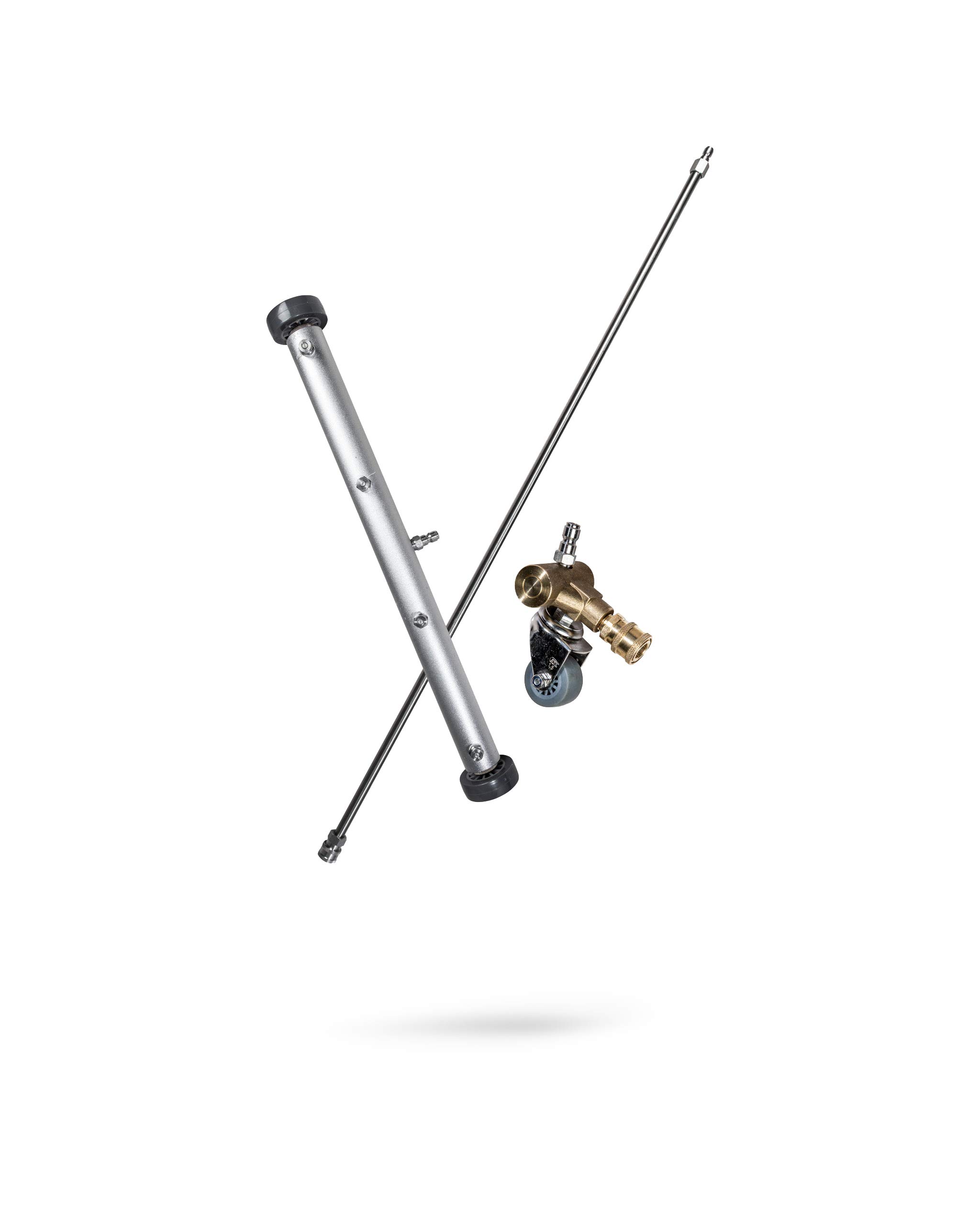 Adam's Polishes Undercarriage Cleaning Wand x MTM Hydroparts Complete Kit - Engineered in Collaboration with MTM Hydroparts - Military Grade Materials Deliver High PSI to The Underside