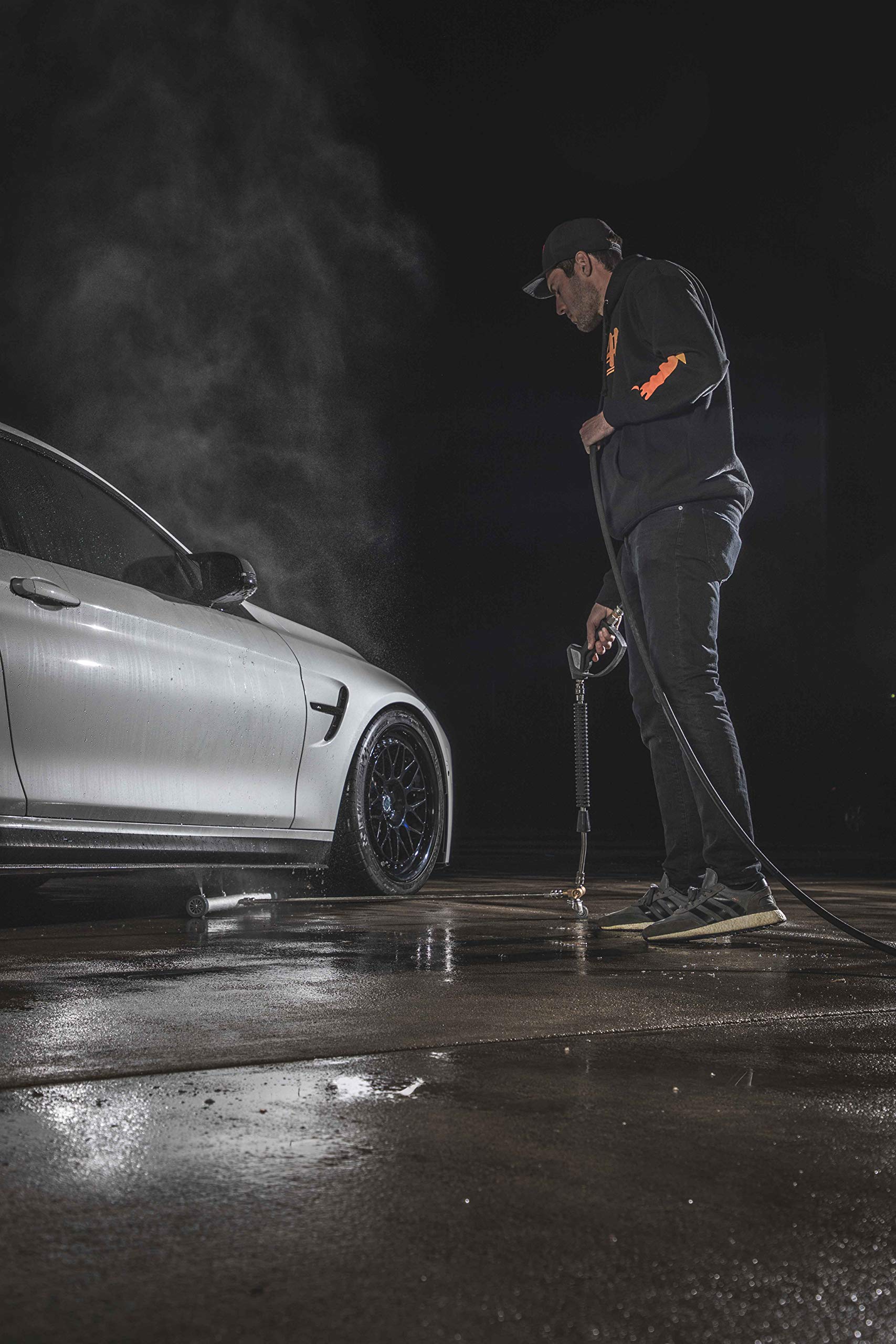 Adam's Polishes Undercarriage Cleaning Wand x MTM Hydroparts Complete Kit - Engineered in Collaboration with MTM Hydroparts - Military Grade Materials Deliver High PSI to The Underside - Image 3