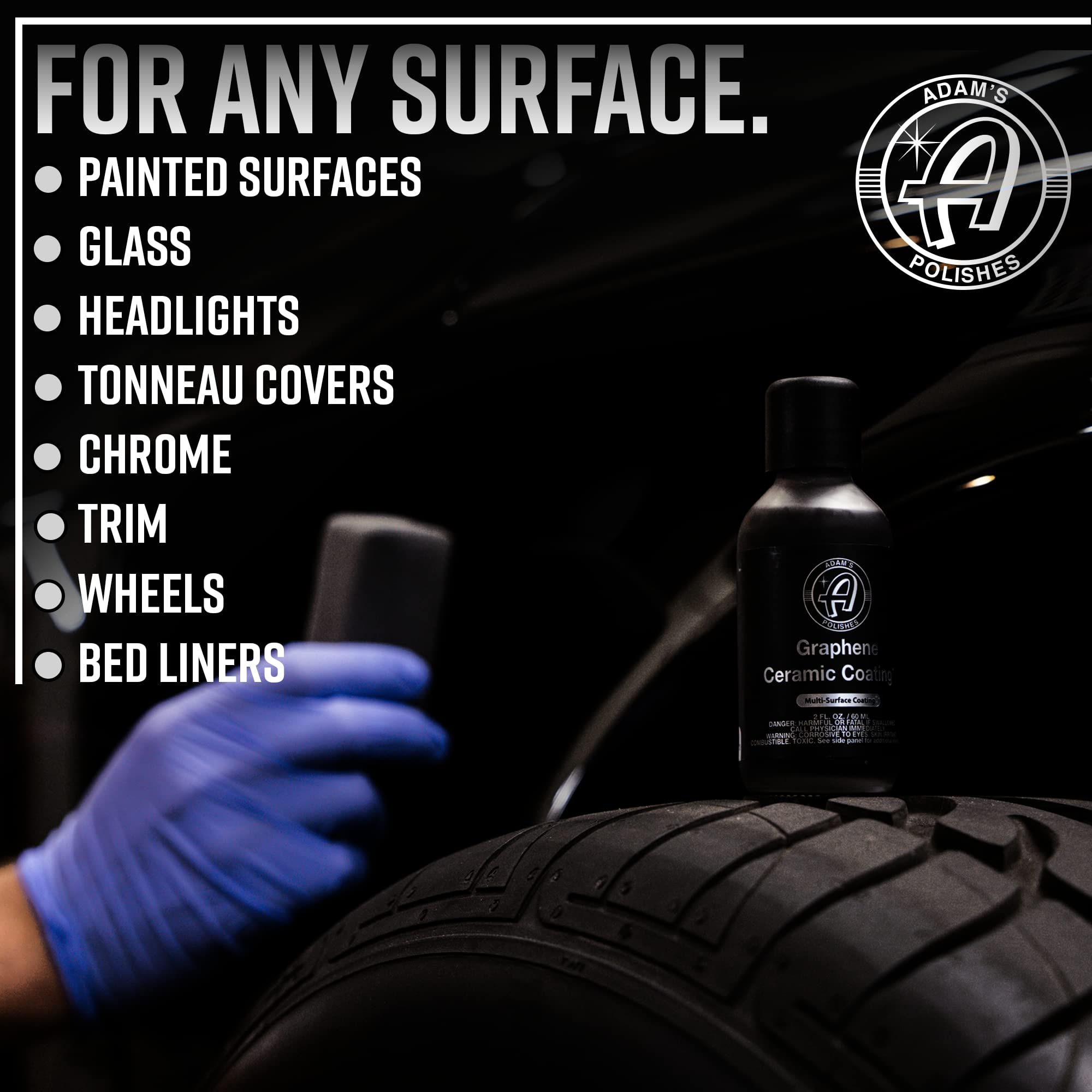 Adam's Polishes UV Graphene Ceramic Coating - 10H Ceramic Coating for Cars W/UV Glow Technology | 7+ Years of Protection | Apply After Car Wash Clay Bar Car Buffer Polisher | Boat RV Motorcycle - Image 6