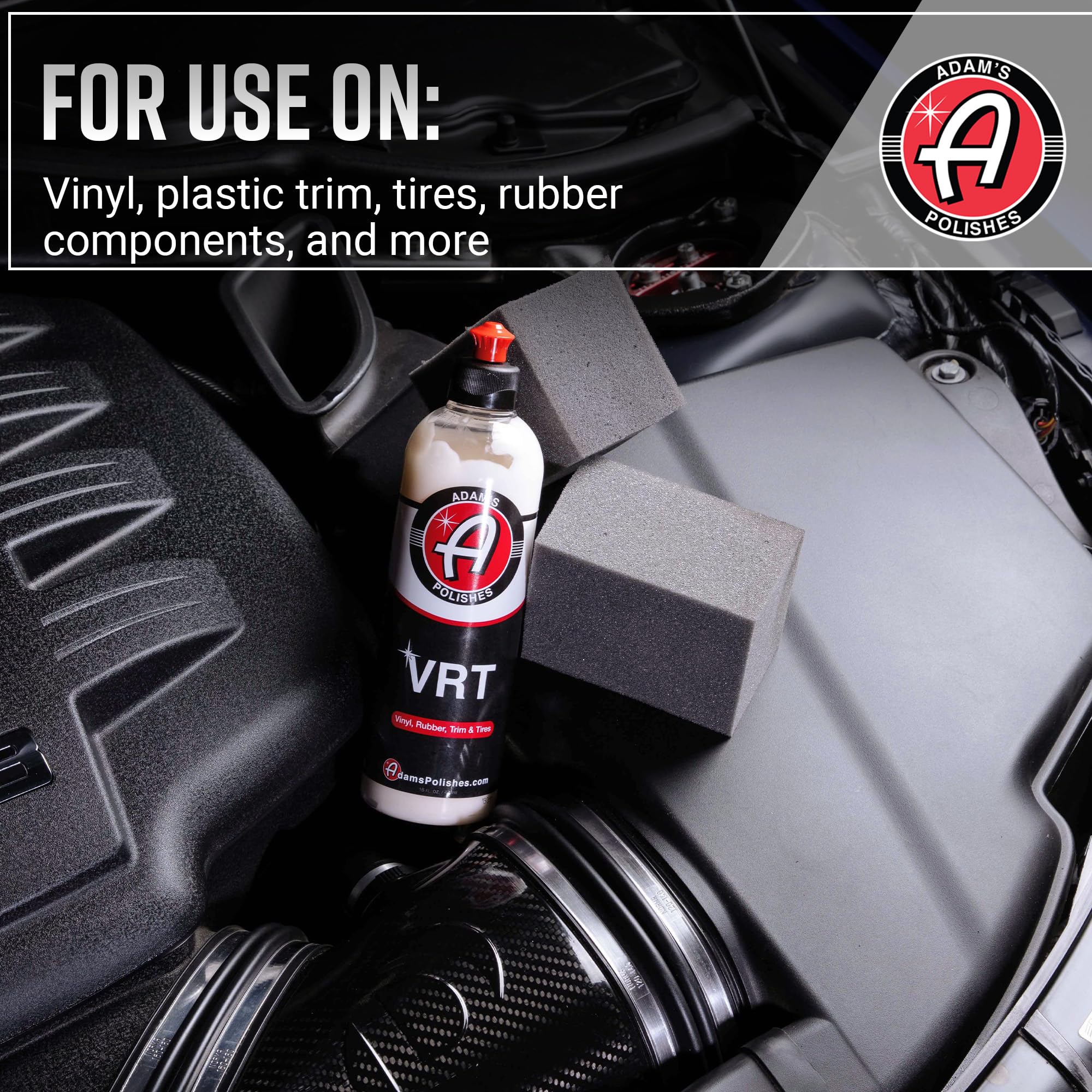 Adam's Polishes VRT Combo - Vinyl, Rubber and Plastic Non-Greasy Long Lasting Super Shine Dressing for Tires, Trim and More, Safe for Cars, Trucks, SUVs, RVs & More - Image 7