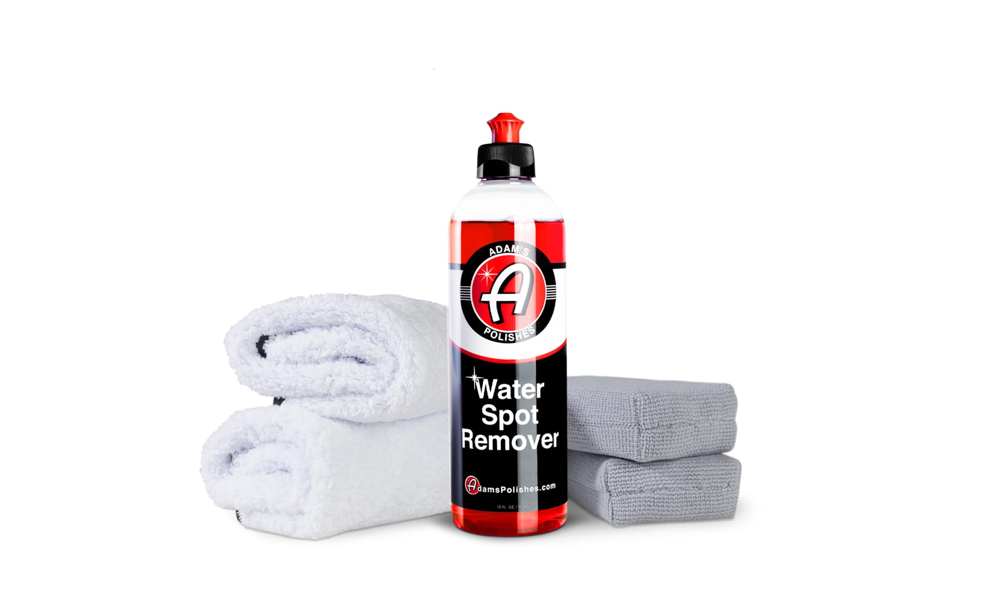 Adam's Polishes Water Spot Remover - Hard Water Stain for Glass, Shower Doors, Paint, Windows, Car Detailing | Calcium, Magnesium & Soap Scum Remover