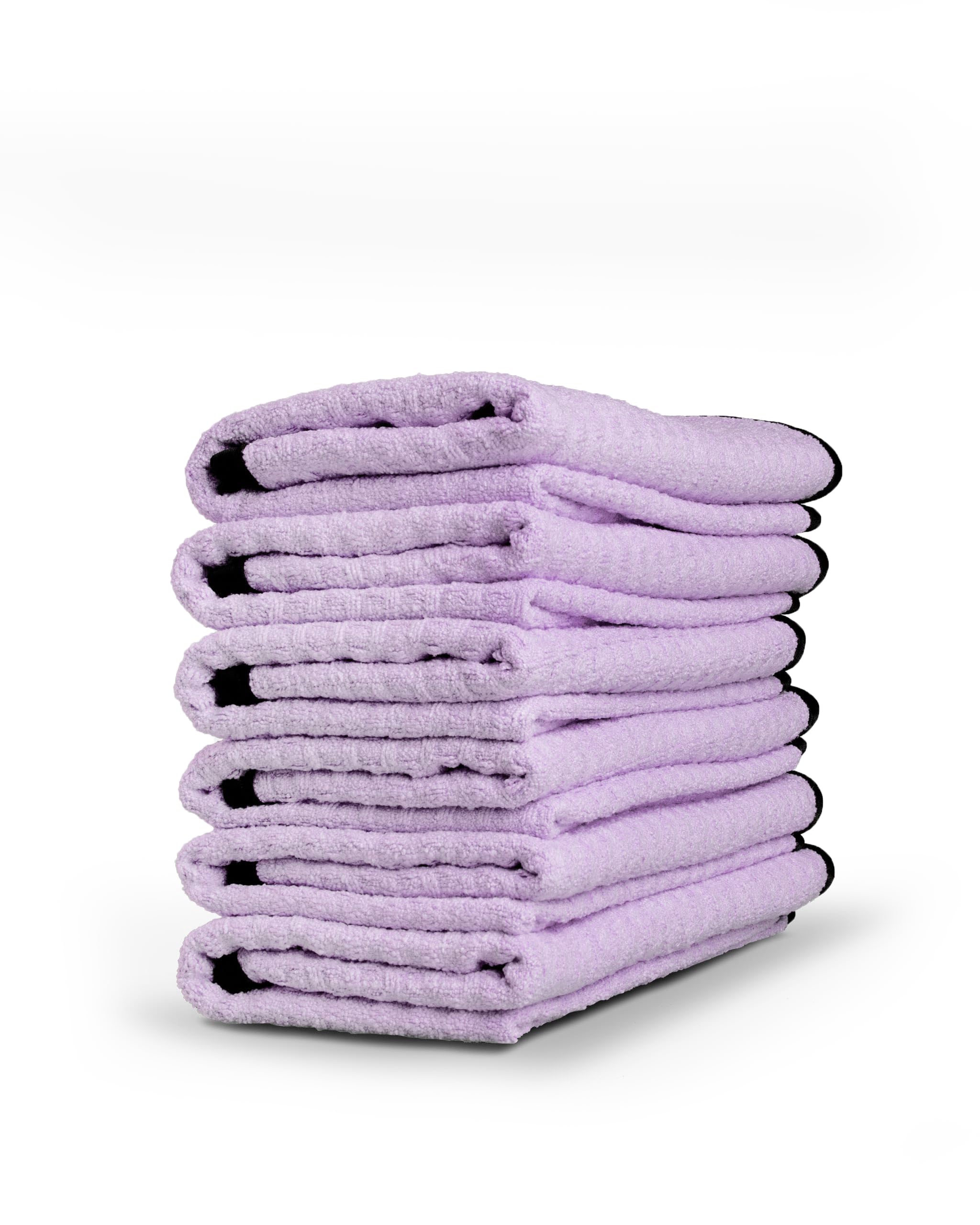 Adam's Polishes Waterless Wash Microfiber Towel - Waffle Weave Design Traps Dirt & Safely Cleans Your Car, Boat, RV, Truck, and More - Dries, Cleans with Waterless Wash System (6 Pack)