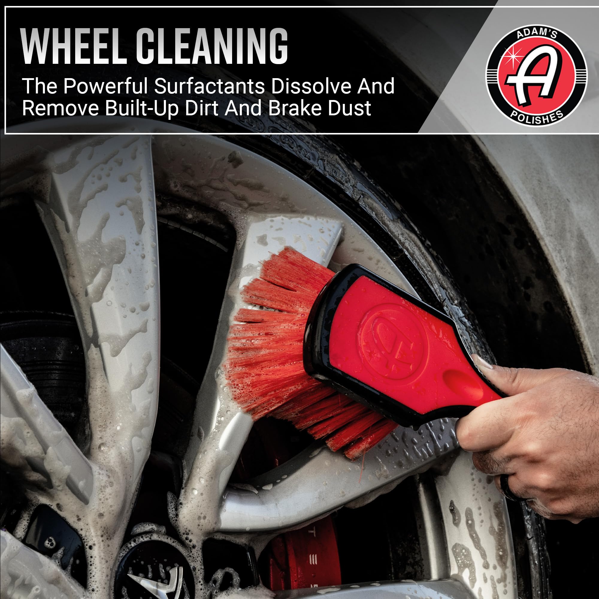 Adam's Polishes Wheel & Tire Cleaner Gallon - Professional All in One Tire & Wheel Car Wash Wheel Well Cleaning Spray for Car Detailing | Safe On Most Rim Finishes - Image 4