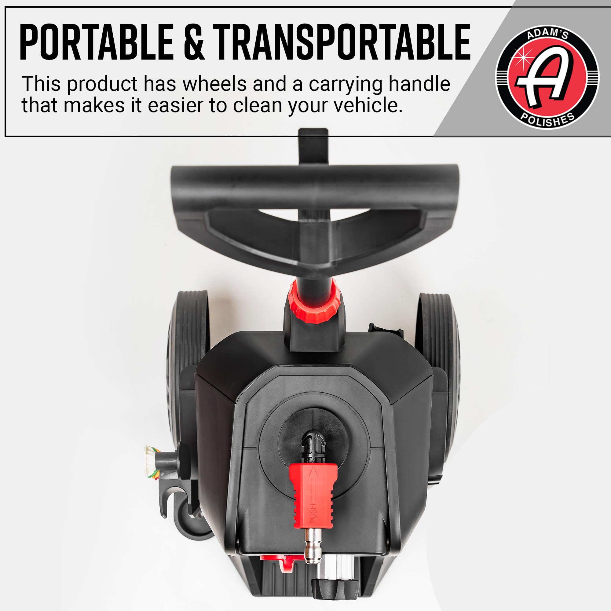 Adam's Pressure Washer 3.0 Upgrade Kit- Powerful Car Washing Pressure Sprayer, Includes Snub Nose with Swivel & 30ft Hose |1260 PSI & 1.6 GPM| Clean Your Car, Truck, House, Sidewalk, Etc. - Image 5